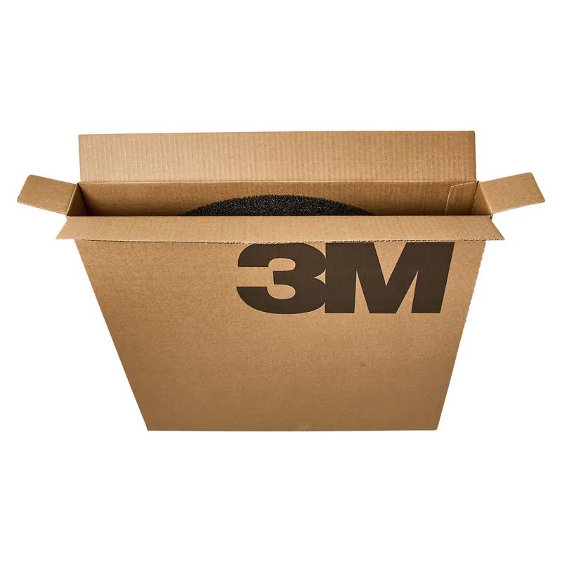 3M™ Scotch-Brite™ 7300 Stripping Pad 20X0.5 IN Black Nylon 175-600 RPM Center Hole 5/Case