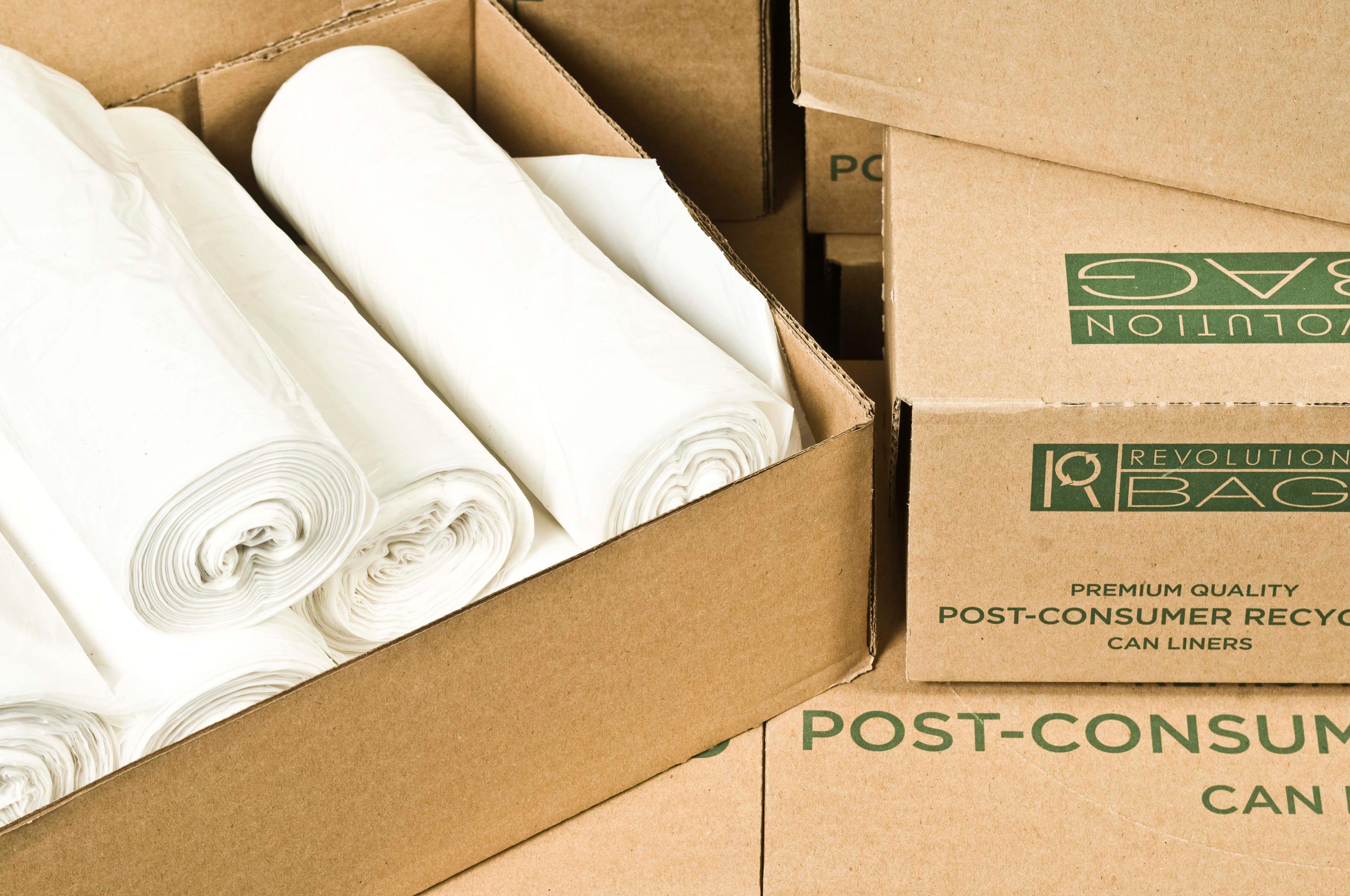 Can Liner 43X47 IN 40-45 GAL Clear LLDPE 1.1MIL 100/Case