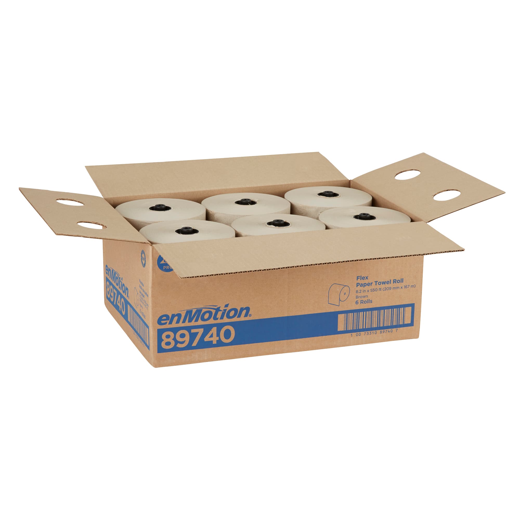 enMotion® Roll Paper Towel 8.2IN X550FT 1PLY Kraft Standard Roll 6.7IN Roll 6/Case