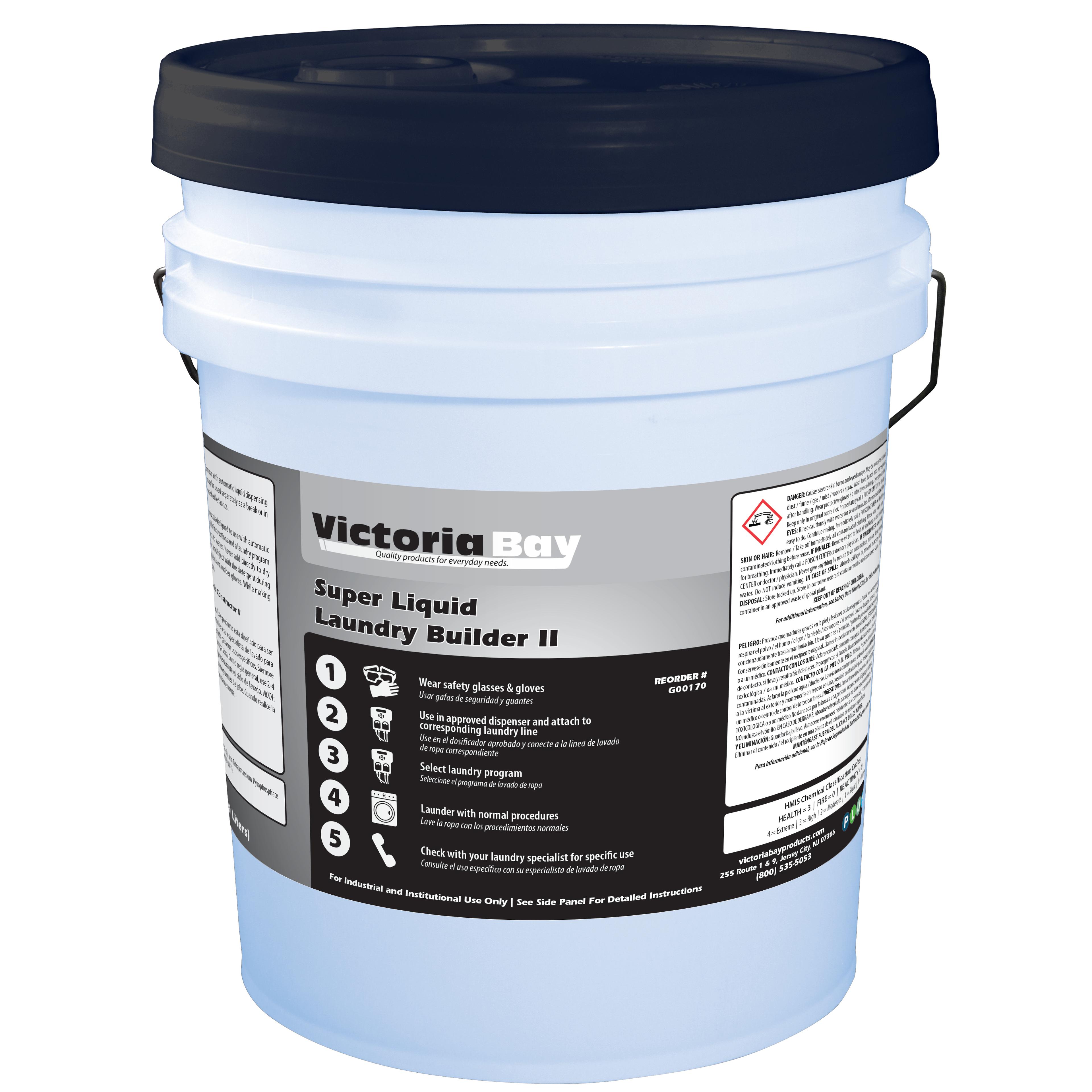 Victoria Bay Super Liquid Laundry Builder II 5 GAL 1/Pail