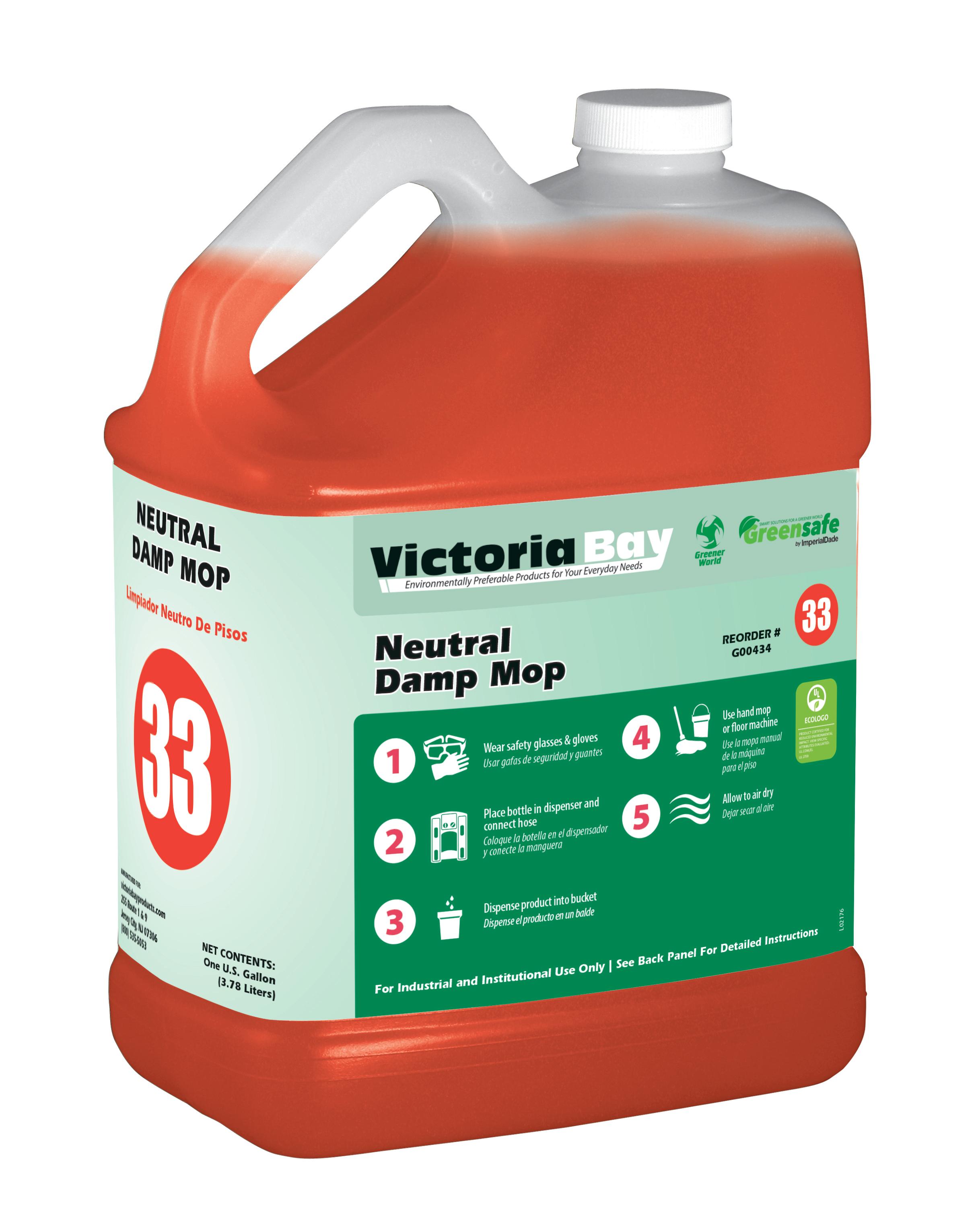 Victoria Bay Neutral Damp Mop #33 1 GAL 2/Case