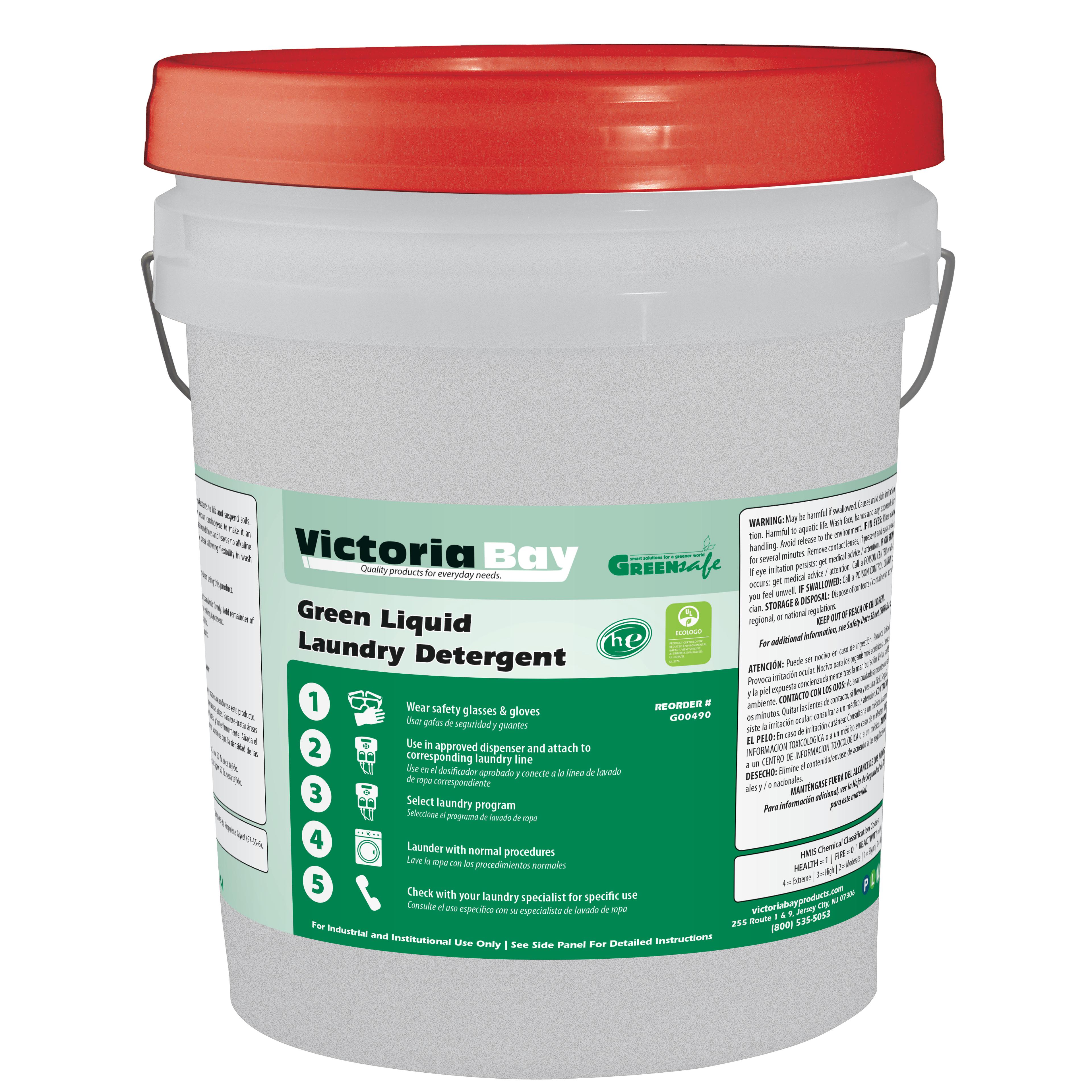 Victoria Bay Green Liquid Laundry Detergent 5 GAL 1/Pail
