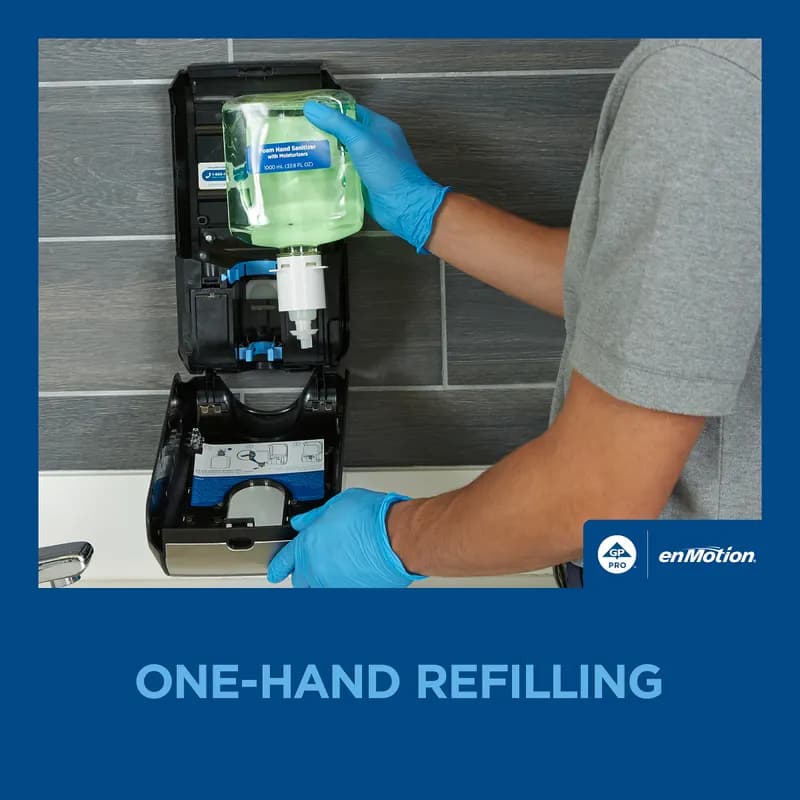 enMotion® Hand Sanitizer Gel 1000 mL Unscented Fragrance Free Clear Dye Free E3 Rated 2/Case