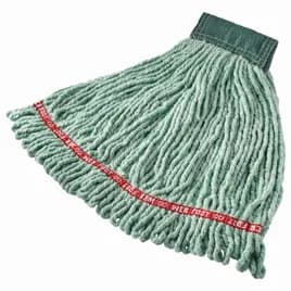 Web Foot® Mop Medium (MED) 20 OZ Green Cotton Synthetic Blend Shrinkless 5IN Headband 1/Each