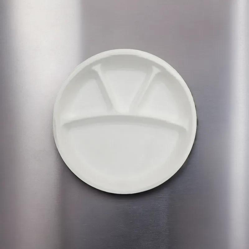 Plate 11 IN 4 Compartment Sugarcane 500/Case