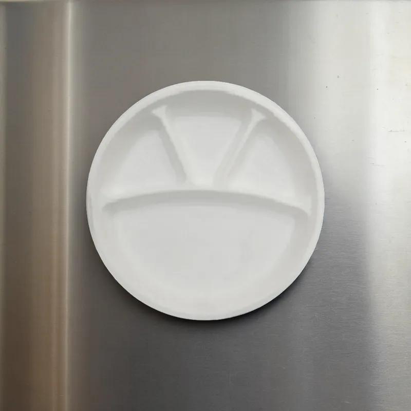 Plate 11 IN 4 Compartment Sugarcane 500/Case