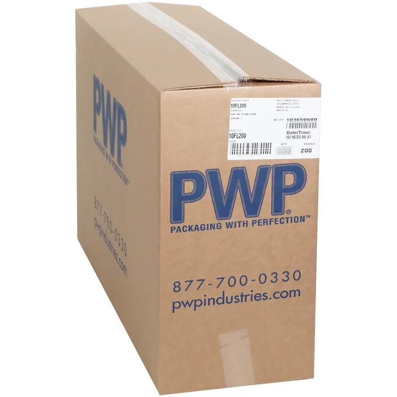 Lid Flat 9.8X0.42 IN PET Clear Round For Container 200/Case