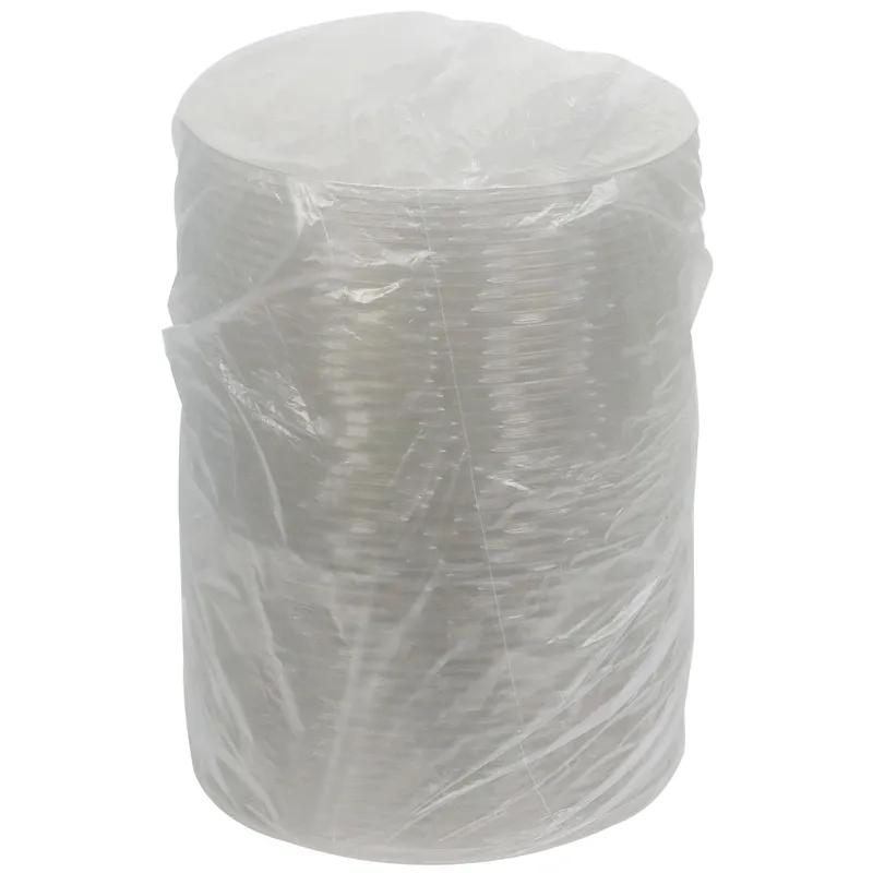 Lid Flat 9.8X0.42 IN PET Clear Round For Container 200/Case