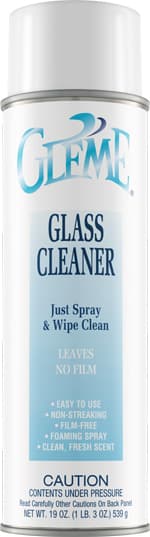 Claire Gleme Glass Cleaner 20 FLOZ Non-Ammoniated 12/Case