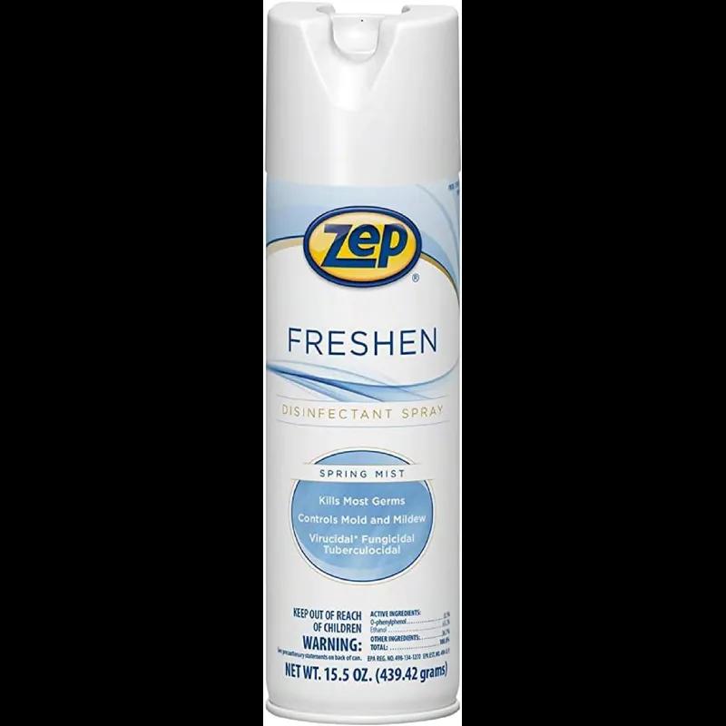 Freshen Spring Mist Surface Disinfectant 15.5 FLOZ Multi Surface Aerosol Germicidal 12/Case