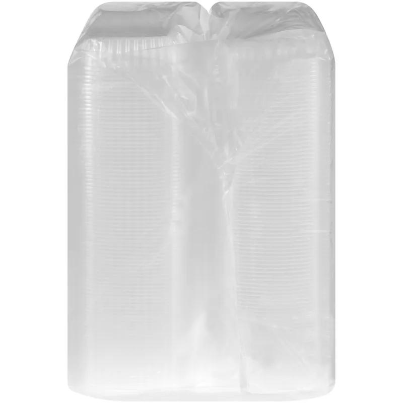 Take-Out Container Hinged With Dome Lid 8X8 IN PP Clear Square 180/Case