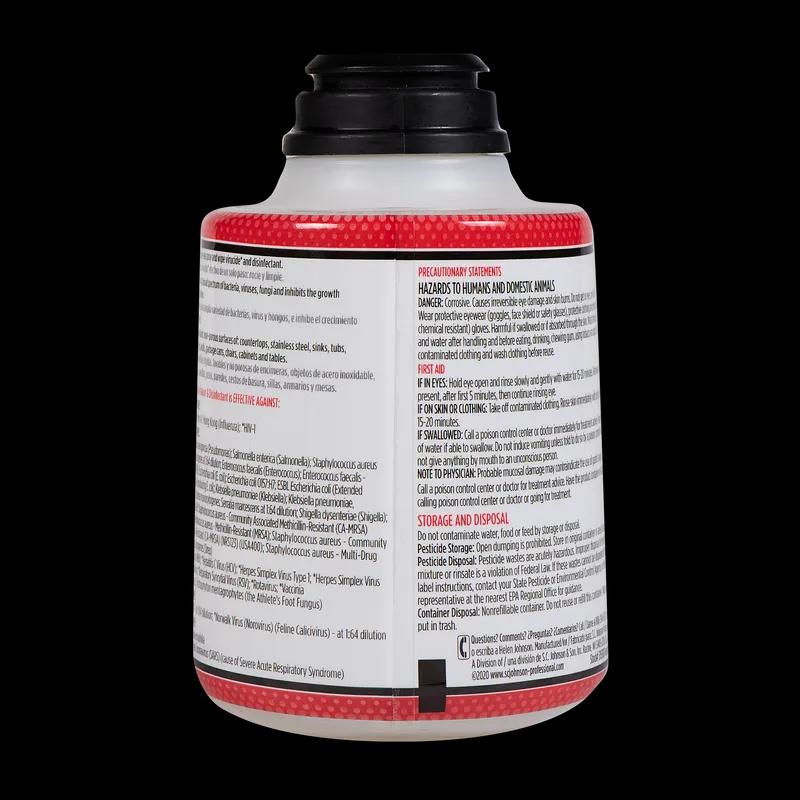 TruShot 2.0® Unscented One-Step Disinfectant 10 FLOZ Multi Surface Concentrate Virucidal 4/Case