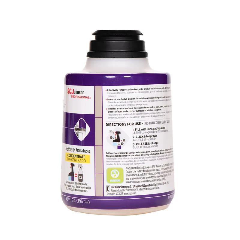 TruShot 2.0® Power Fruity Floral Cleaner & Degreaser 10 FLOZ Multi Surface Alkaline Concentrate 4/Case