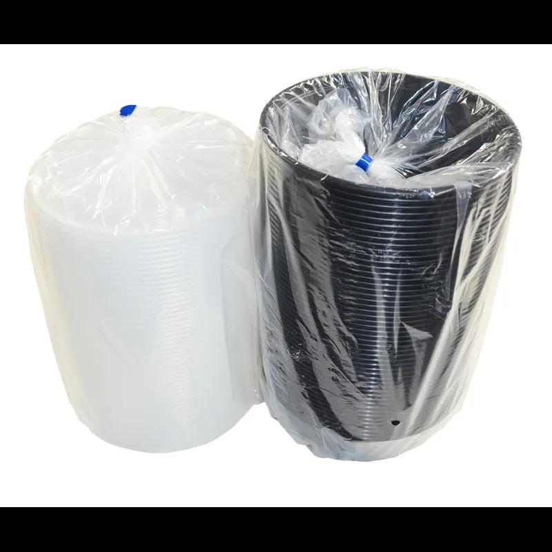 Take-Out Container Base & Lid Combo 32 OZ Plastic Black Round 150/Case