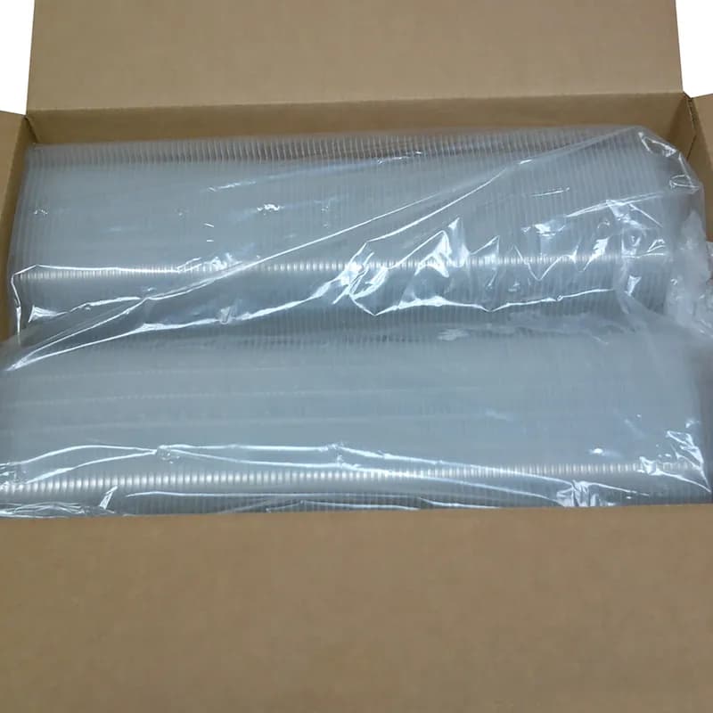 Take-Out Container Hinged With Dome Lid 6X6 IN PP Clear Square Anti-Fog 300/Case