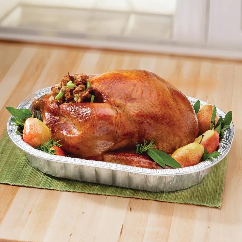 Roasted Turkey Roaster Large (LG) 17.6875X14.4375 IN Aluminum Oval 25/Case