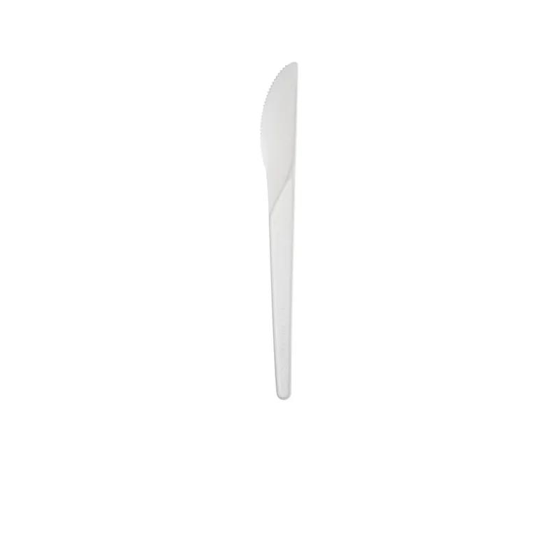 Plantware® Knife 6 IN PLA White Individually Wrapped 1000/Case