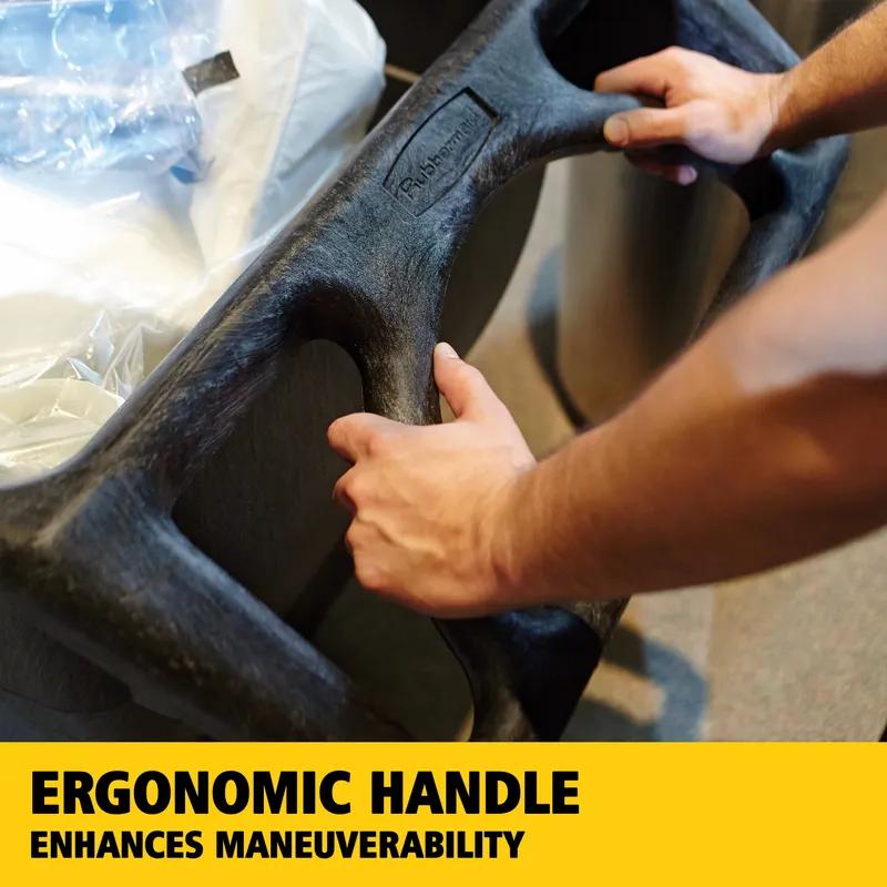 Utility Tilt Truck 64.5X30.25X38 IN 0.75 Cubic Yard 600 LB Black Structural Foam 1/Each