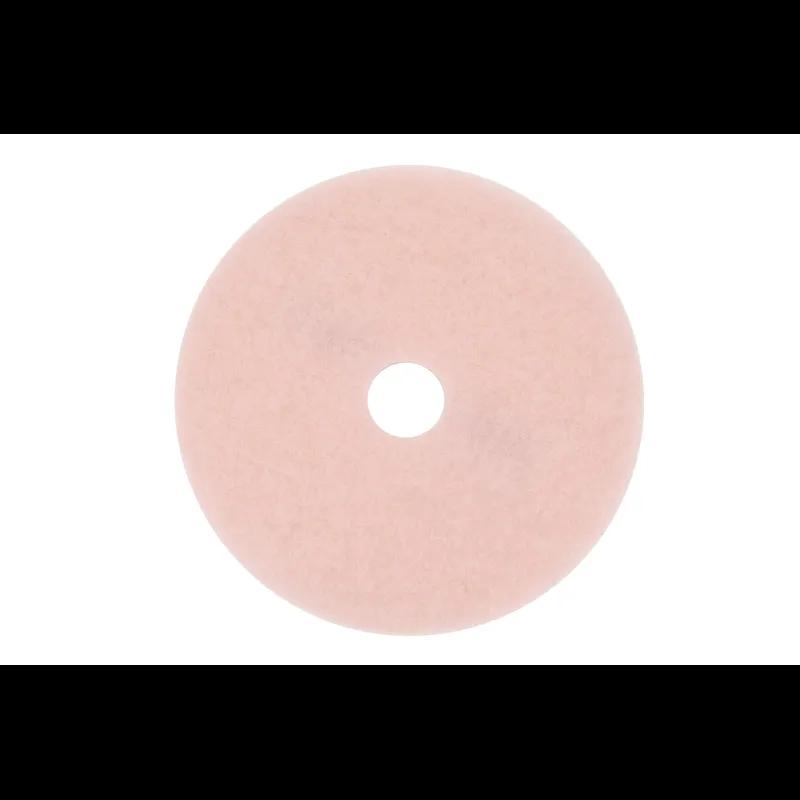 3M™ Scotch-Brite™ Eraser™ 3600 Burnishing Pad 20X1 IN Pink Non-Woven Polyester Fiber 1500-3000 RPM Center Hole 5/Case