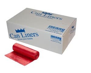 Hospi-Tuff® Biohazard Bag 24X24 IN 7-10 GAL Red HDPE 11MIC Coreless 1000/Case