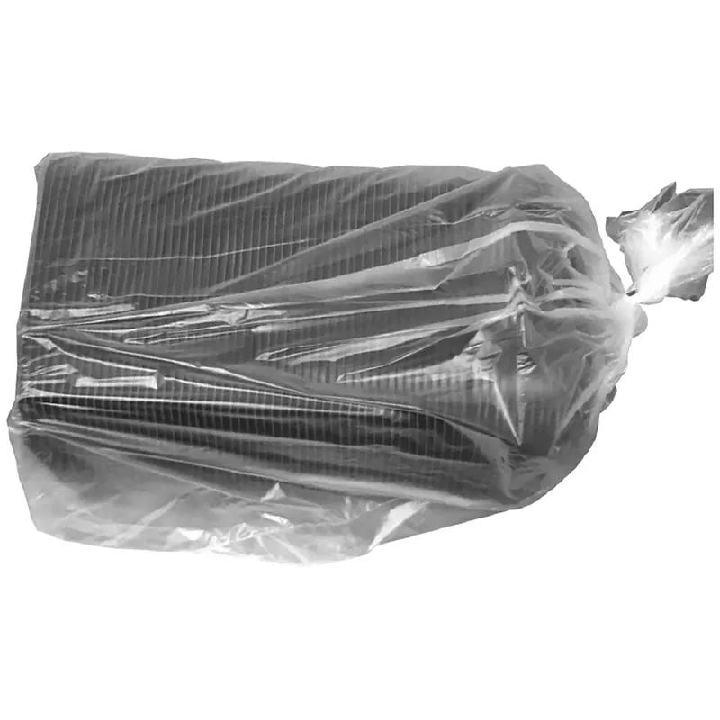 Take-Out Container Base Medium (MED) 9X6 IN PP Black Rectangle Microwave Safe 252/Case