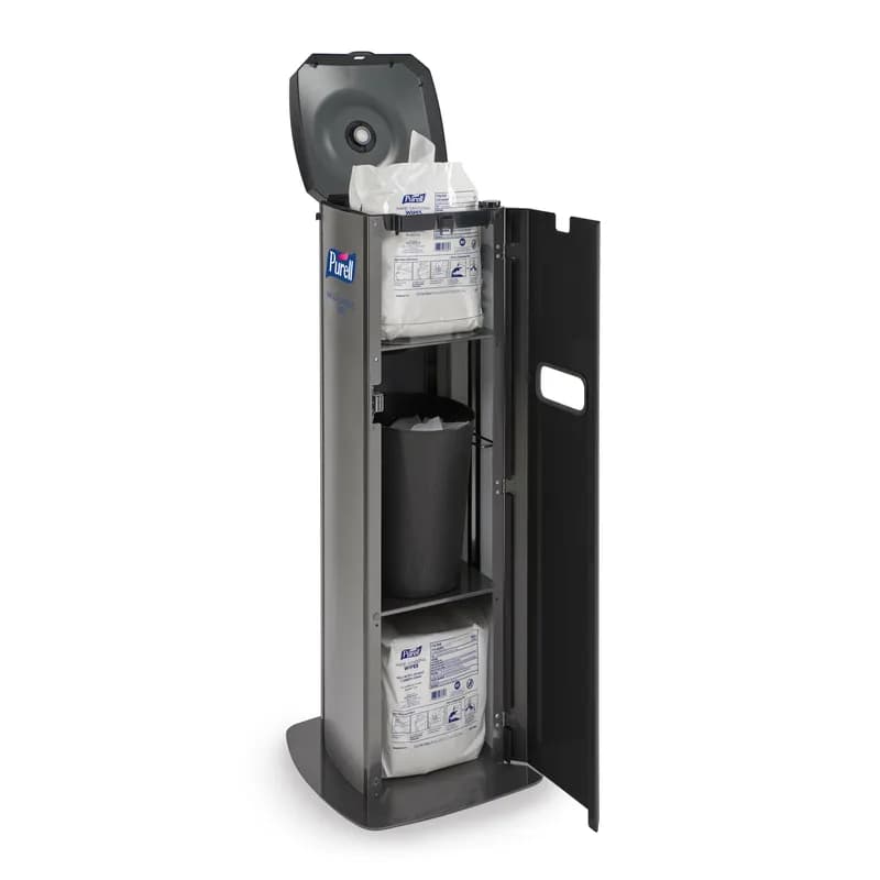 Purell® DS360 Hand Sanitizer Dispenser Wipe 15.5X15.5X39.6 IN Floor Stand High Capacity 1/Each