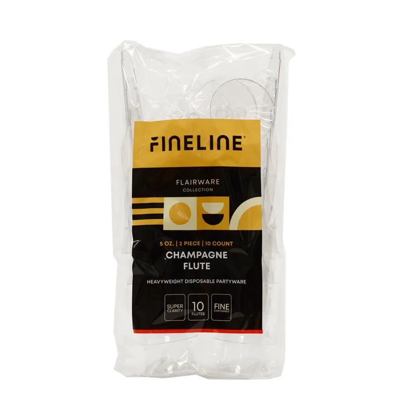Flairware Cup Champagne Flute 5 OZ PS Clear 120/Case