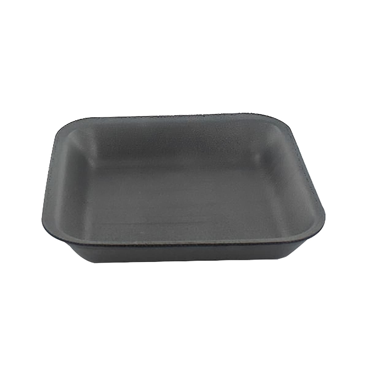 Dyne-A-Pak 4PL Meat Tray 9.125X7.125X1.25 IN Polystyrene Foam Black 400/Case