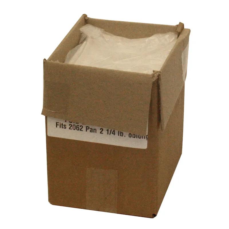 Lid Flat 8.5X6 IN Foil-Lined Paper Silver White Oblong For Container 500/Case