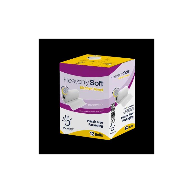 Heavenly Soft Household & Kitchen Folded Paper Towel 2PLY 210 Sheets/Pack 12 Packs/Case 2520 Sheets/Case
