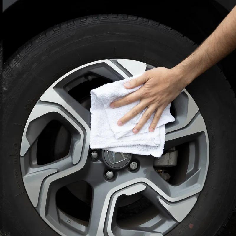 HOSPECO® Clean Up Towel Rag 10 LB Medium (MED) Cotton White Rectangle 1/Case