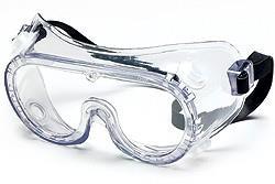 Goggles With Clear Lens Anti-Fog Indirect Ventilation 1/Pair