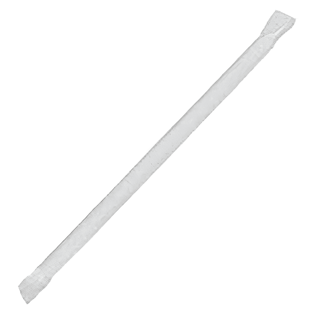Victoria Bay Giant Straw 7.75 IN Paper White Wrapped 300 Count/Pack 12 Packs/Case 3600 Count/Case