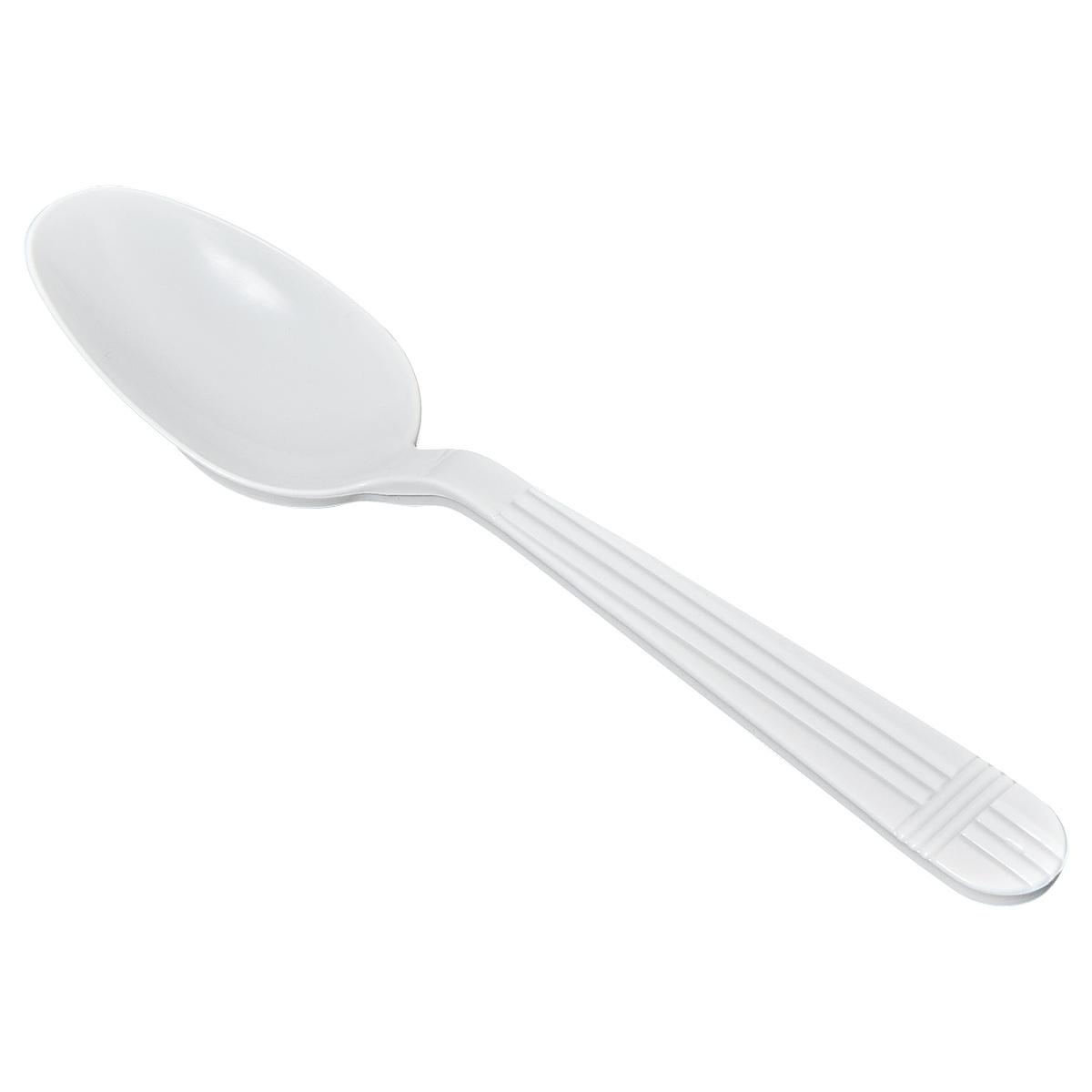 Victoria Bay Teaspoon PP White Extra Heavy Duty Unwrapped 1000/Case