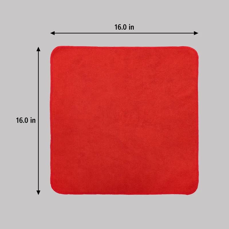 Hygen™ r-40 Cleaning Cloth 16X16 IN Microfiber Red 288/Case