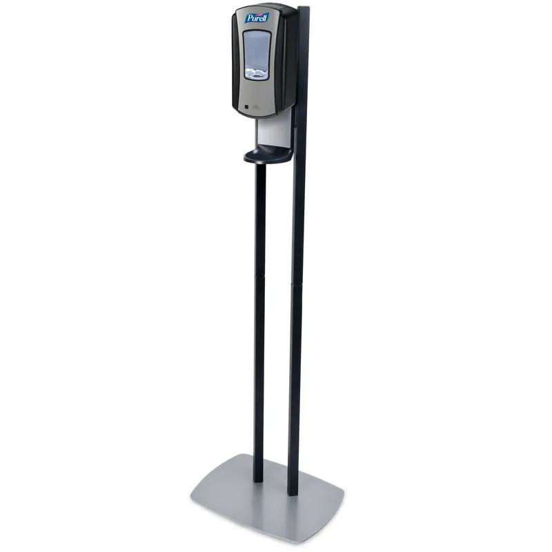 Purell® LTX-12 Dispenser Floor Stand 1200 mL 28.5X13.5X5.75 IN Chrome Black Touchless For LTX-12 1/Case