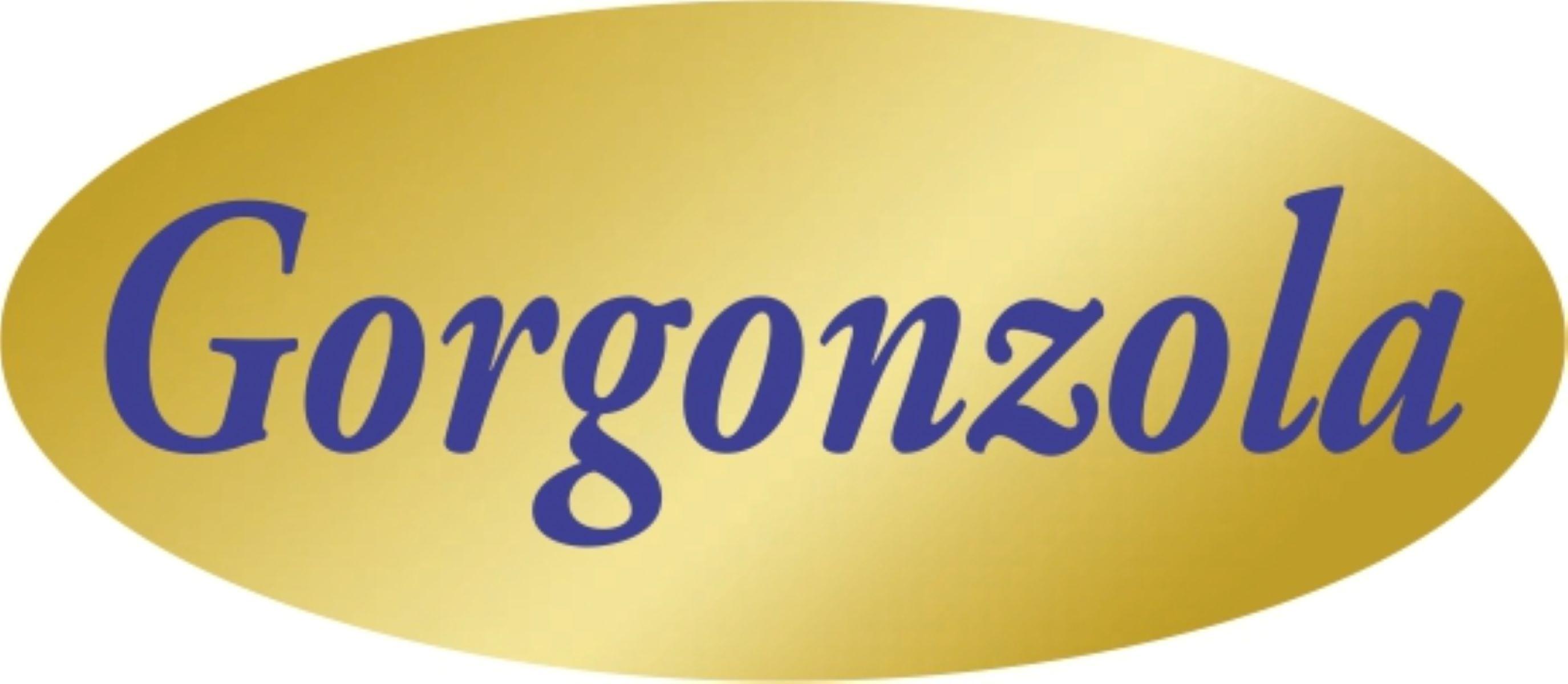 Gorgonzola Deli Label 0.875X1.9 IN Blue Gold Oval 500 Count/Roll 10 Rolls/Case 5000 Count/Case