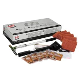 Scotch-Brite™ 710 Griddle Cleaning Kit 21.2X11.2 IN Fiber White Rectangle Reusable With 16IN Handle 1/Kit