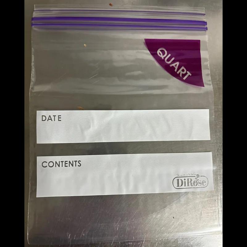 Bag 7X8 IN Plastic 2MIL With Reclosable Zip Seal Closure 500/Case