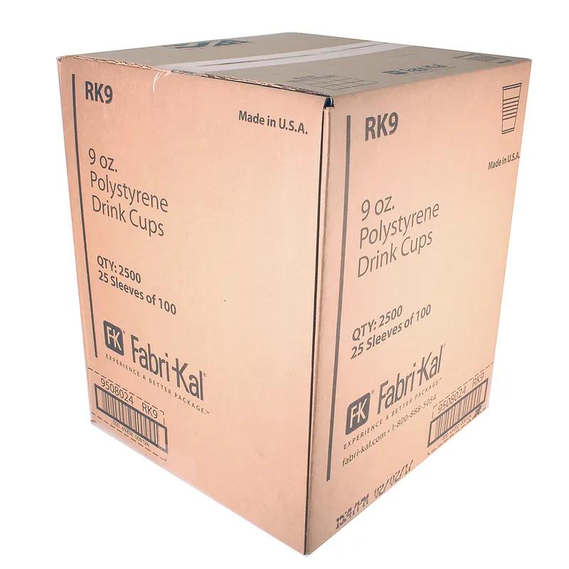RK Cold Cup 9 OZ HIPS Translucent 2500/Case