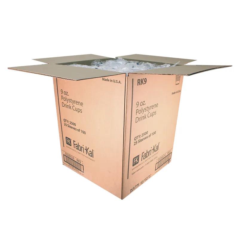 RK Cold Cup 9 OZ HIPS Translucent 2500/Case