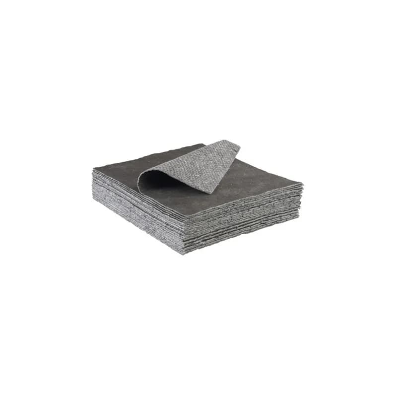 TaskBrand® Absorbent Pad 15X18 IN Gray Hvywht Polypropylene (PP) For Water & Oil Based Spills Industrial 100/Bundle