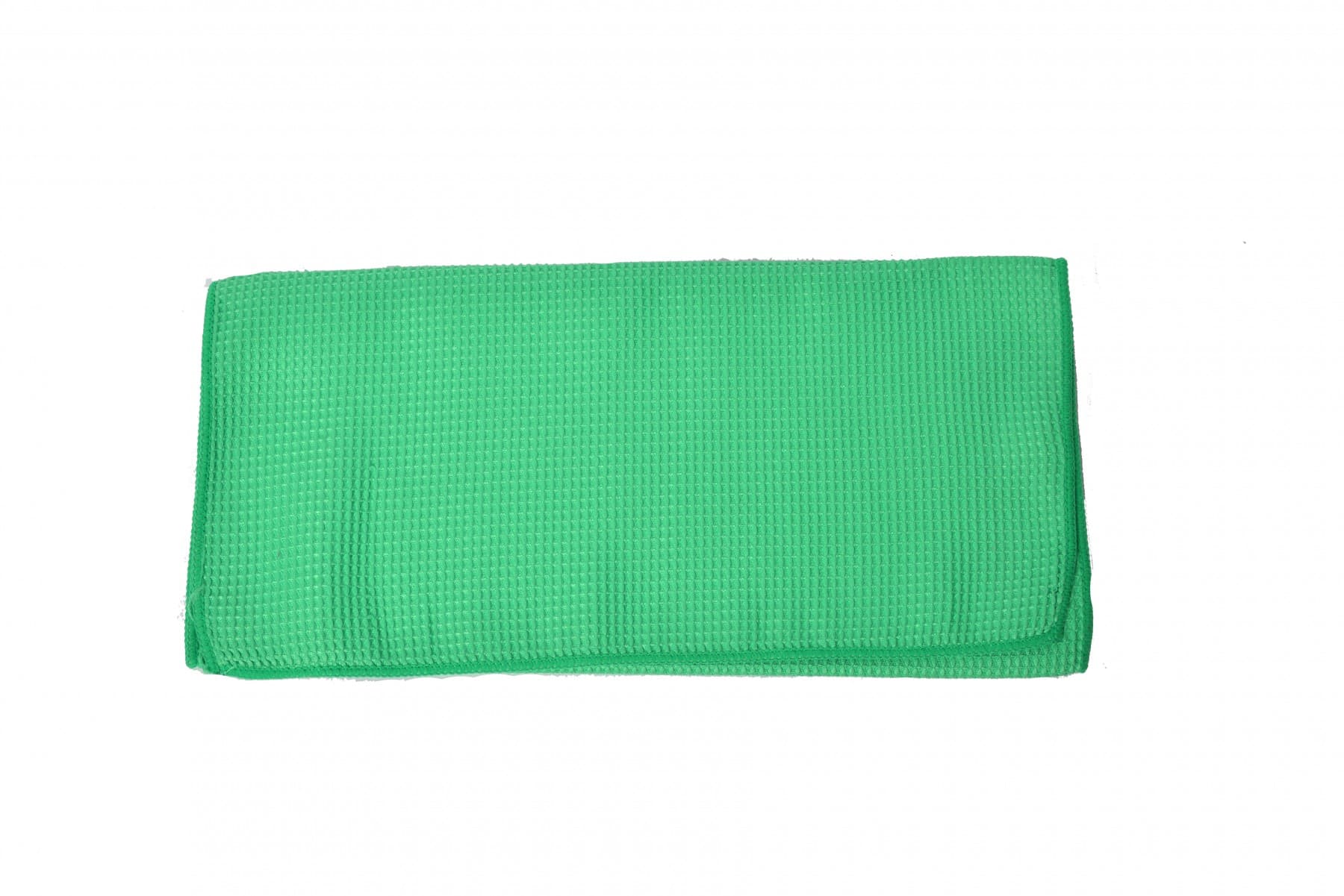 Cleaning Cloth 9.5X20 IN Microfiber Green Waffle 1/Pack