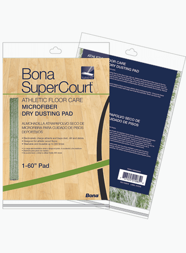 Bona® SuperCourt® Duster Pad 60 IN Microfiber Green 1/Each