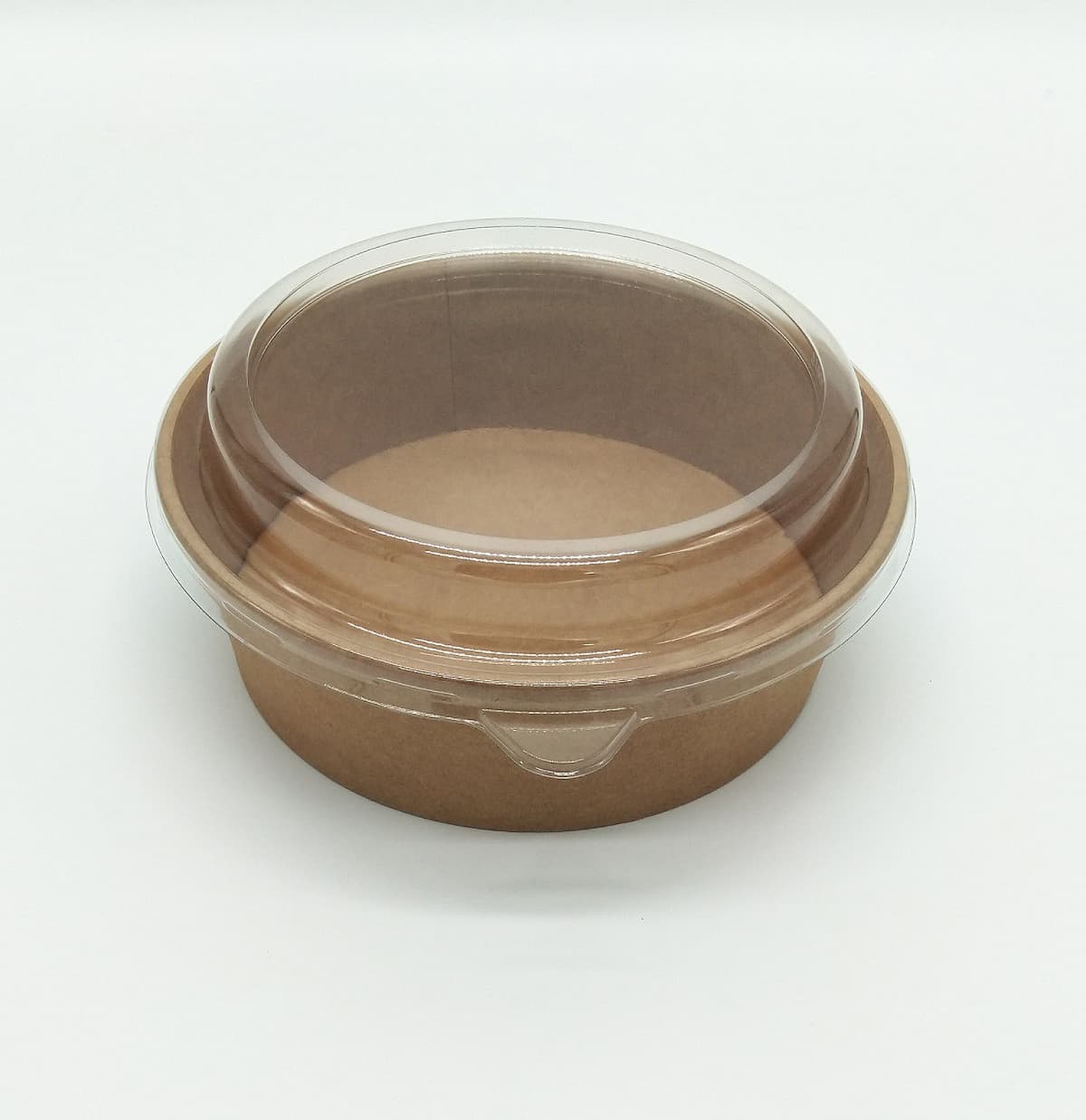 Food Container Base 36 OZ Double Wall Poly-Coated Paper Kraft Round 300/Case