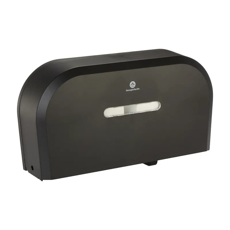 Georgia-Pacific Pro® Toilet Paper Dispenser Wall Mount 2-Roll Side-by-Side Jumbo Jr (JRT) High Capacity 1/Each
