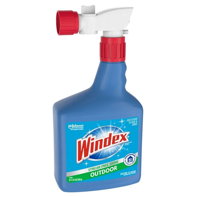 Windex® Glass Cleaner 32 FLOZ Outdoor Glass Streak-free Concentrated 2/Case