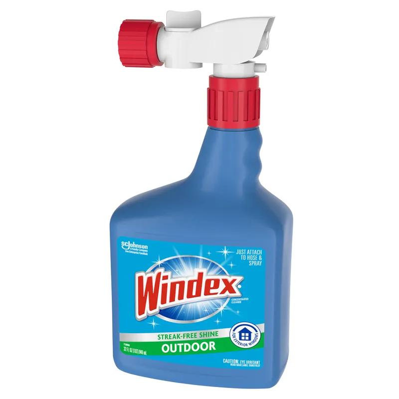 Windex® Glass Cleaner 32 FLOZ Outdoor Glass Streak-free Concentrated 2/Case