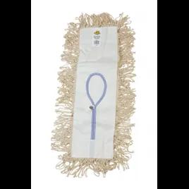 Bristles Dust Mop 18X5 IN Natural Cotton Loop End Launderable 1/Each