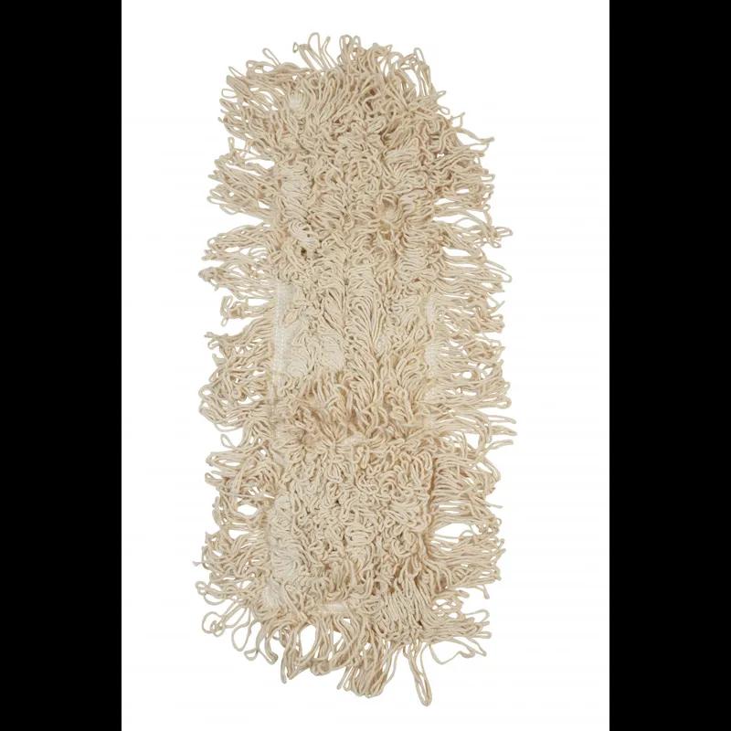 Bristles Dust Mop 18X5 IN Natural Cotton Loop End Launderable 1/Each